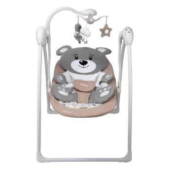 Качели электронные Indigo TEDDY бежевый