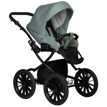 Коляска 2 в 1 Indigo MIO ECO Plus 14" бирюзовый