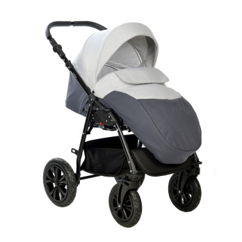 Коляска 2 в 1 Indigo CHARLOTTE Sity серый