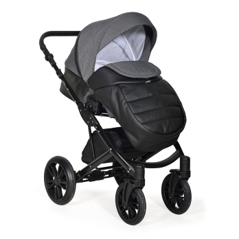 Коляска 2 в 1 Indigo MIO черный