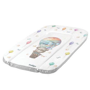 Матрасик для пеленания INDIGO 480*710 белый с принтом