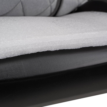 Автокресло-бустер Indigo QuickFix ISOFIX, группа 3 (22-36 кг) серый