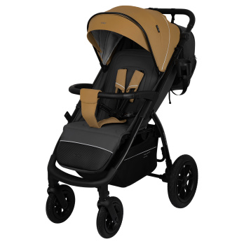 Коляска прогулочная Indigo EPICA XL AIR с сумкой бежевый