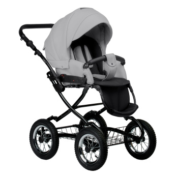 Коляска 2 в 1 Indigo BARBARA ECO Classic серый