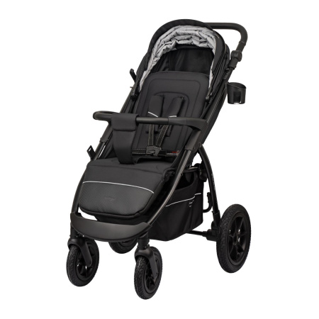 Коляска прогулочная Indigo EPICA XL Air с сумкой '2025 черный