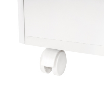 Комод Indigo Green Line 800/4 ЛДСП, МДФ с узким пеленальным столиком белый с принтом