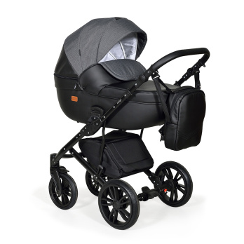 Коляска 2 в 1 Indigo MIO черный