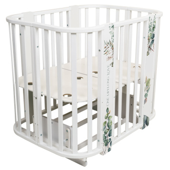 Кровать детская Indigo Baby Line 5 в 1 с поперечным маятником 