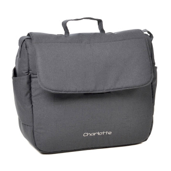 Коляска 2 в 1 Indigo CHARLOTTE Sity Classic 12" серый