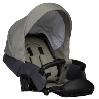 Коляска 2 в 1 Indigo MIO S серый