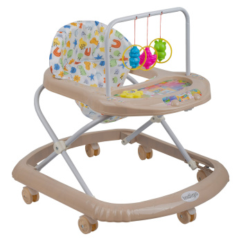 Ходунки Indigo Карусельки бежевый