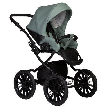 Коляска 2 в 1 Indigo MIO ECO Plus 14" бирюзовый