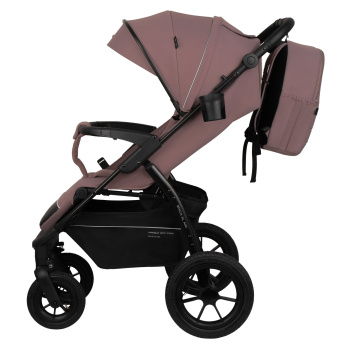 Коляска прогулочная Indigo EPICA XL AIR с сумкой розовый