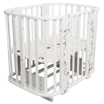 Кровать детская Indigo Baby Line 5 в 1 с поперечным маятником 