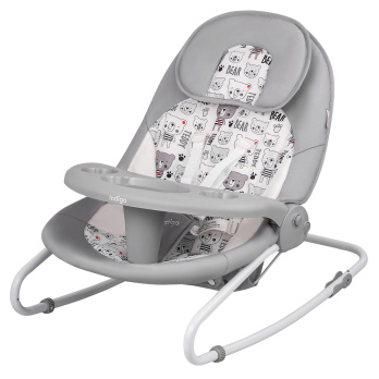 Качели электронные Indigo FRESH 2в1 серый