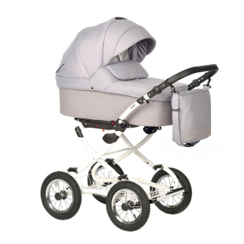 Коляска 2 в 1 Indigo BARBARA Classic серый