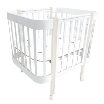 Кровать детская Indigo Italiano Baby продольный маятник на колеса 