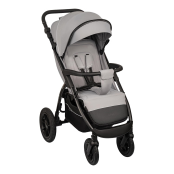 Коляска прогулочная Indigo EPICA XL AIR с сумкой серый