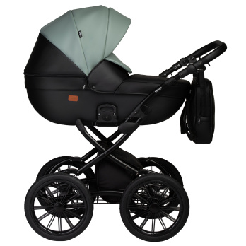 Коляска 2 в 1 Indigo MIO ECO Plus 14" бирюзовый