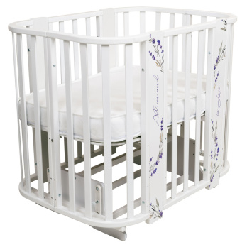 Кровать детская Indigo Baby Line 5 в 1 с поперечным маятником 