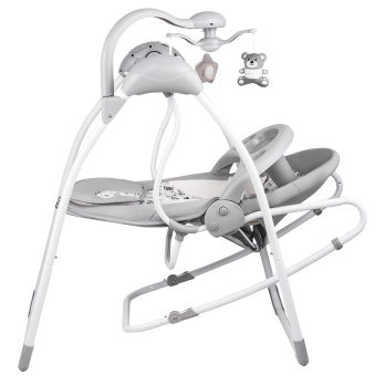 Качели электронные Indigo FRESH 2в1 серый