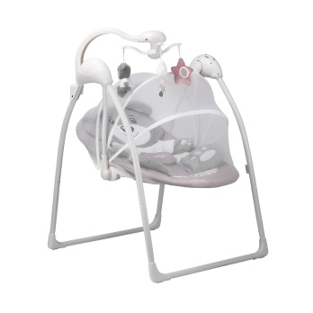 Качели электронные Indigo TEDDY розовый