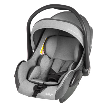 Автокресло Indigo BONNY 0+ (0-13 кг) серый
