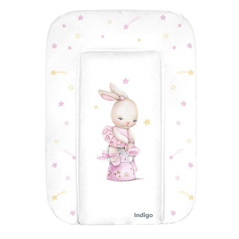 Матрасик для пеленания INDIGO 480*710 белый с принтом