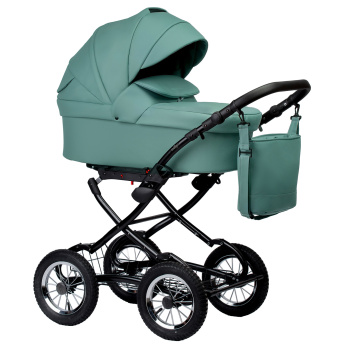 Коляска 2 в 1 Indigo BARBARA ECO Classic зеленый