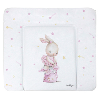 Матрасик для пеленания INDIGO 800*710 белый с принтом