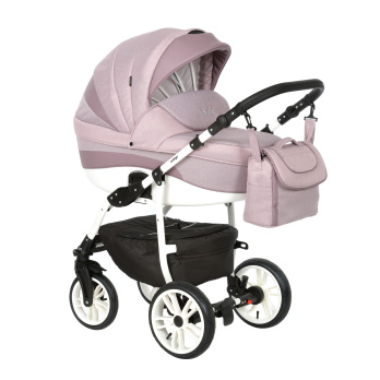 Коляска 2 в 1 INDIGO розовый