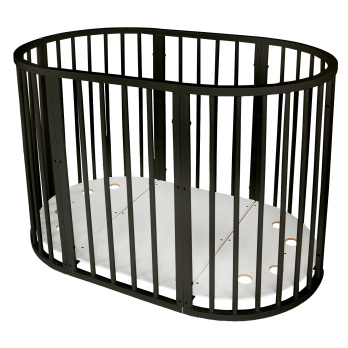 Кровать детская Indigo Simple 7в1 с поперечным маятником венге