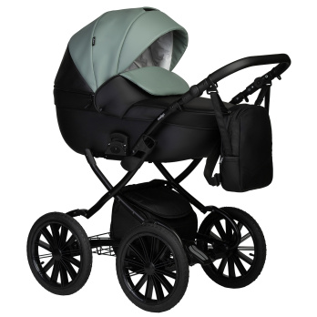 Коляска 2 в 1 Indigo MIO ECO Plus 14" бирюзовый