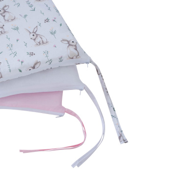 Борт в кроватку Indigo Лесные зверята (подушечки) поплин 