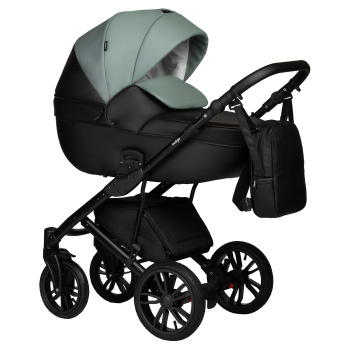 Коляска 2 в 1 Indigo MIO ECO бирюзовый