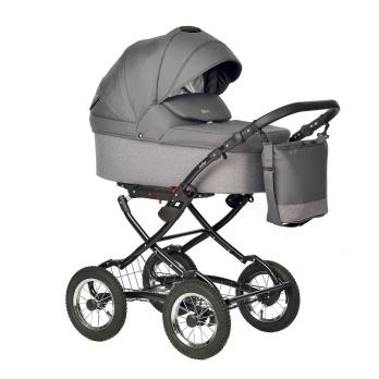 Коляска 2 в 1 Indigo BARBARA Classic серый