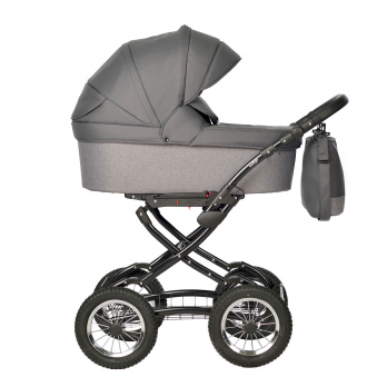 Коляска 2 в 1 Indigo BARBARA Classic серый