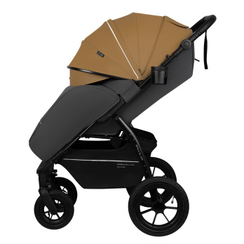 Коляска прогулочная Indigo EPICA XL AIR с сумкой бежевый