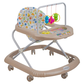 Ходунки Indigo Карусельки C бежевый