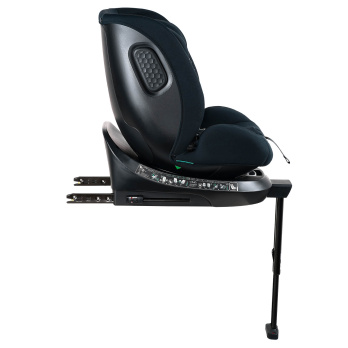 Автокресло Indigo E-TRON ISOFIX I-SIZE, с упором, группа 0+1+2+3 (0-36 кг)  черный