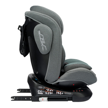 Автокресло INDIGO SMART Isofix 0+1+2+3 (0-36 кг) серый