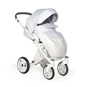 Коляска 2 в 1 Indigo PORTO белый