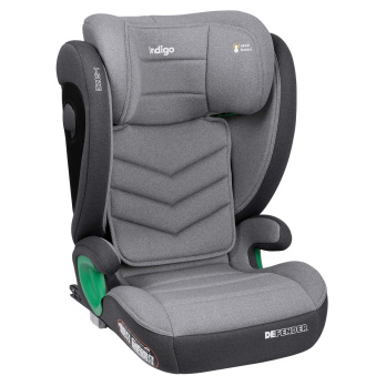 Автокресло Indigo DEFENDER isofix 2+3 (15-36 кг) серый