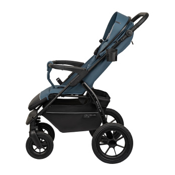 Коляска прогулочная Indigo EPICA XL AIR с сумкой синий