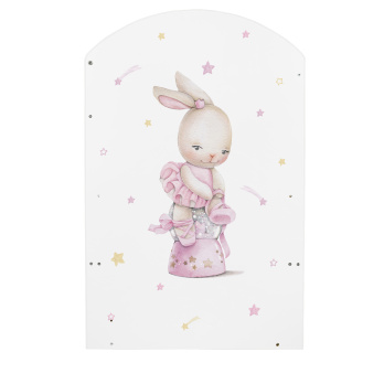 Кровать детская Indigo With Love маятник, ящик белый балерина