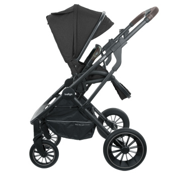 Коляска 3 в 1 Indigo CARRY черный