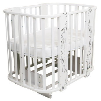 Кровать детская Indigo Baby Line 5 в 1 с поперечным маятником 