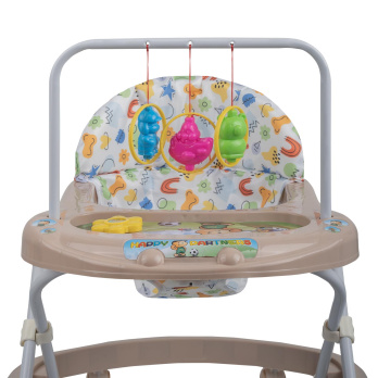 Ходунки Indigo Карусельки бежевый