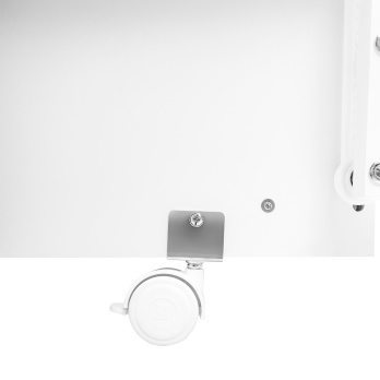 Кровать детская Indigo Norden маятник на колесах, ящик белый