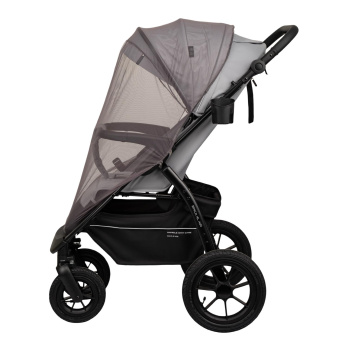 Коляска прогулочная Indigo EPICA XL AIR с сумкой серый